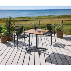 OUTRIUM FARO/MURCIA BORD + 2 STOLE CAFESÆT SORT