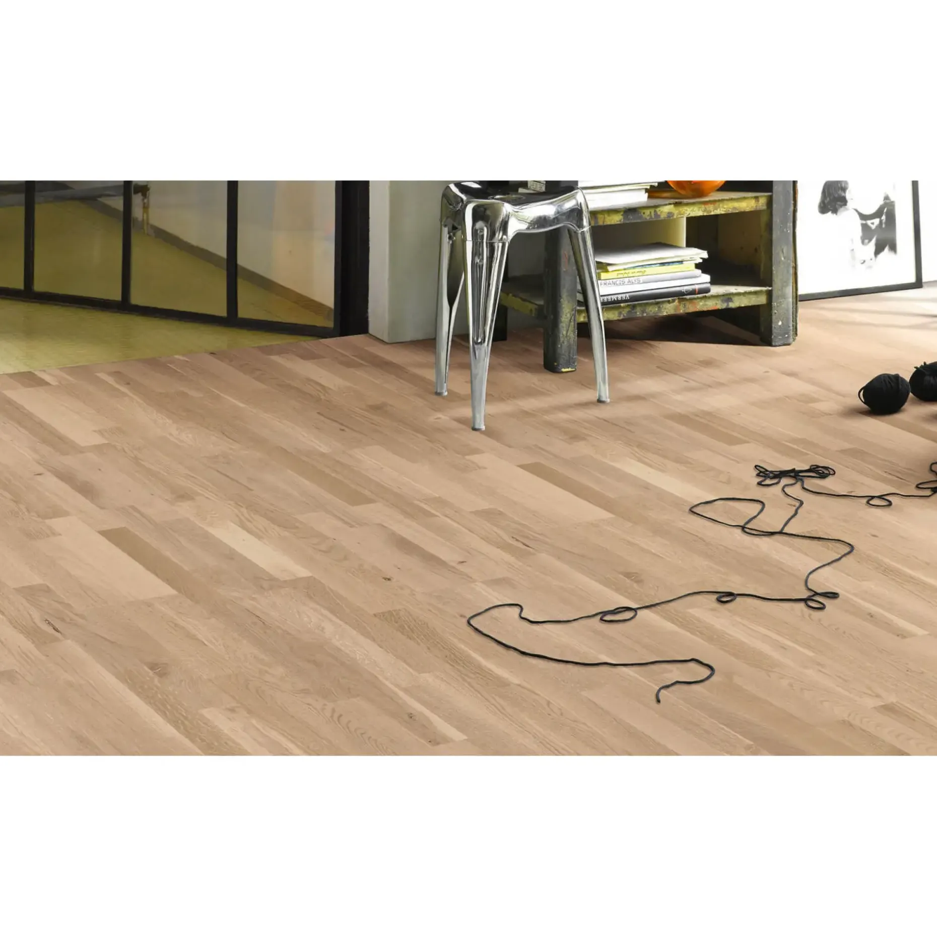PARADOR CLASSIC 3060 3-STAVS PARKETGULV EG HVID MATLAK