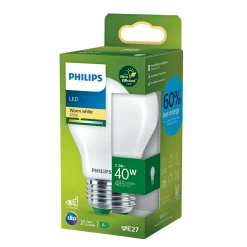 PHILIPS A60 UE LED PÆRE FILAMENT E27 2W