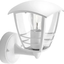 PHILIPS CREEK OP U/SENSOR UDENDØRS VÆGLAMPE HVID 60W