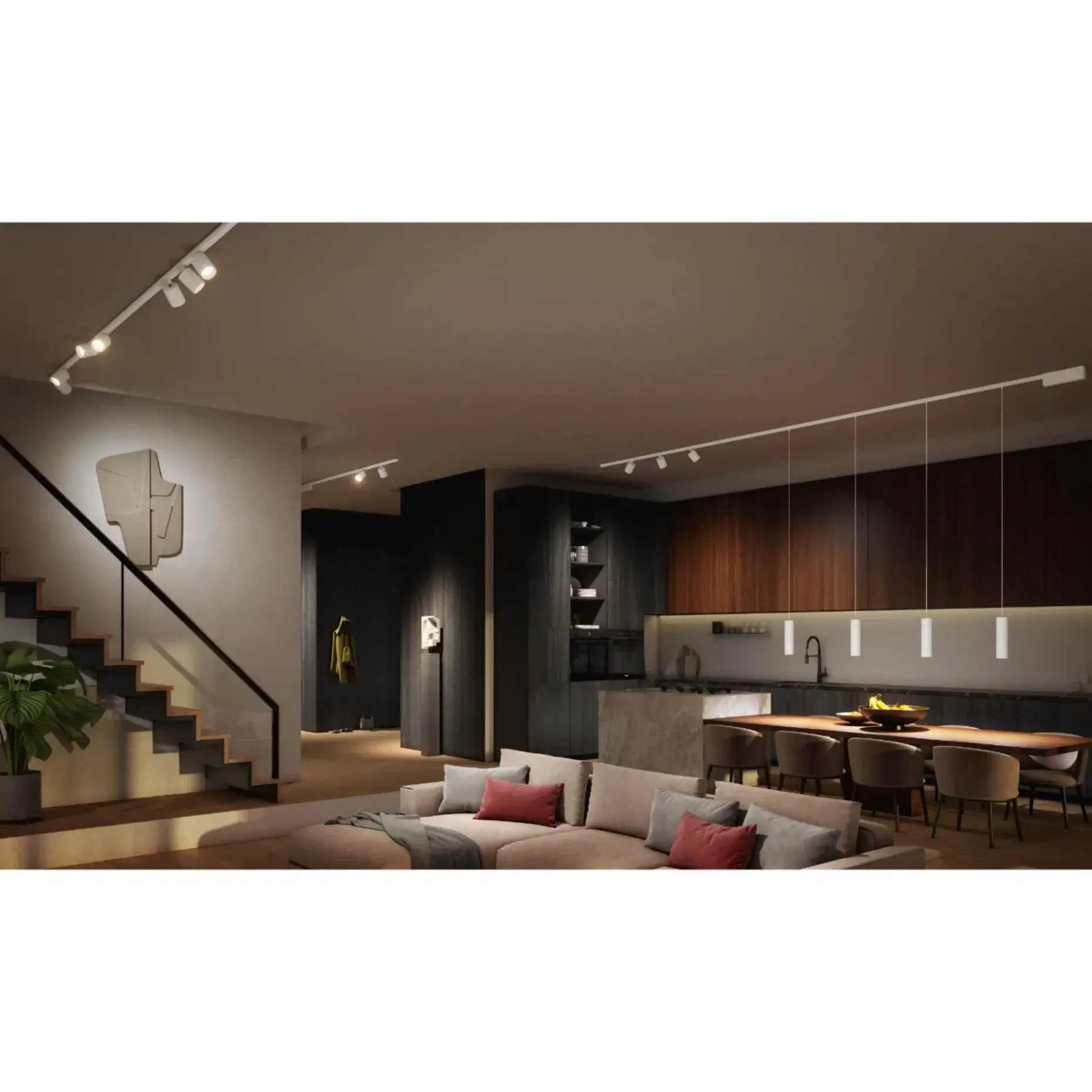 PHILIPS HUE PERIFO 3 PENDLER SKINNESYSTEM HVID LED 5W