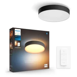PHILIPS HUE WA ENRAVE M PLAFOND 19W SORT 437 MM