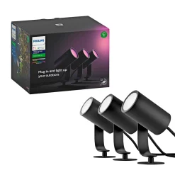 PHILIPS HUE WCA LILY BASIS SPOTLAMPE SORT INTEGRERET LED 8W