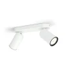 PHILIPS PONGEE 2 SKINNESPOT HVID GU10 2X5,50W