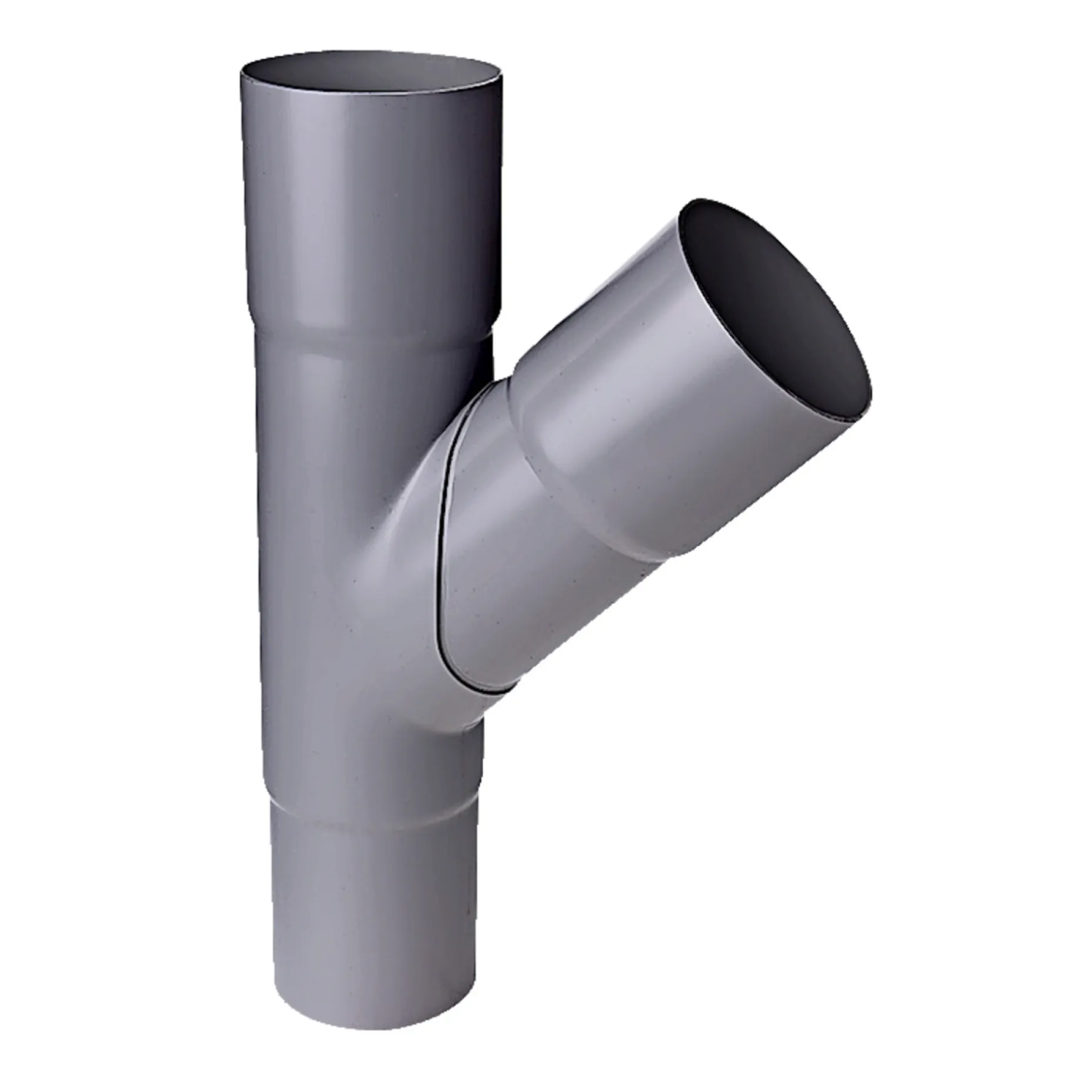 PLASTMO PLAST 75/75 MM GRENRØR GRÅ