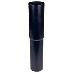 PLASTMO PLAST 75 MM NEDFØRSEL SORT