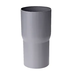 PLASTMO PLAST 75 MM RØRSAMLEMUFFE GRÅ