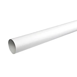 PLASTMO PLAST 75 MM X 3 M NEDLØBSRØR HVID