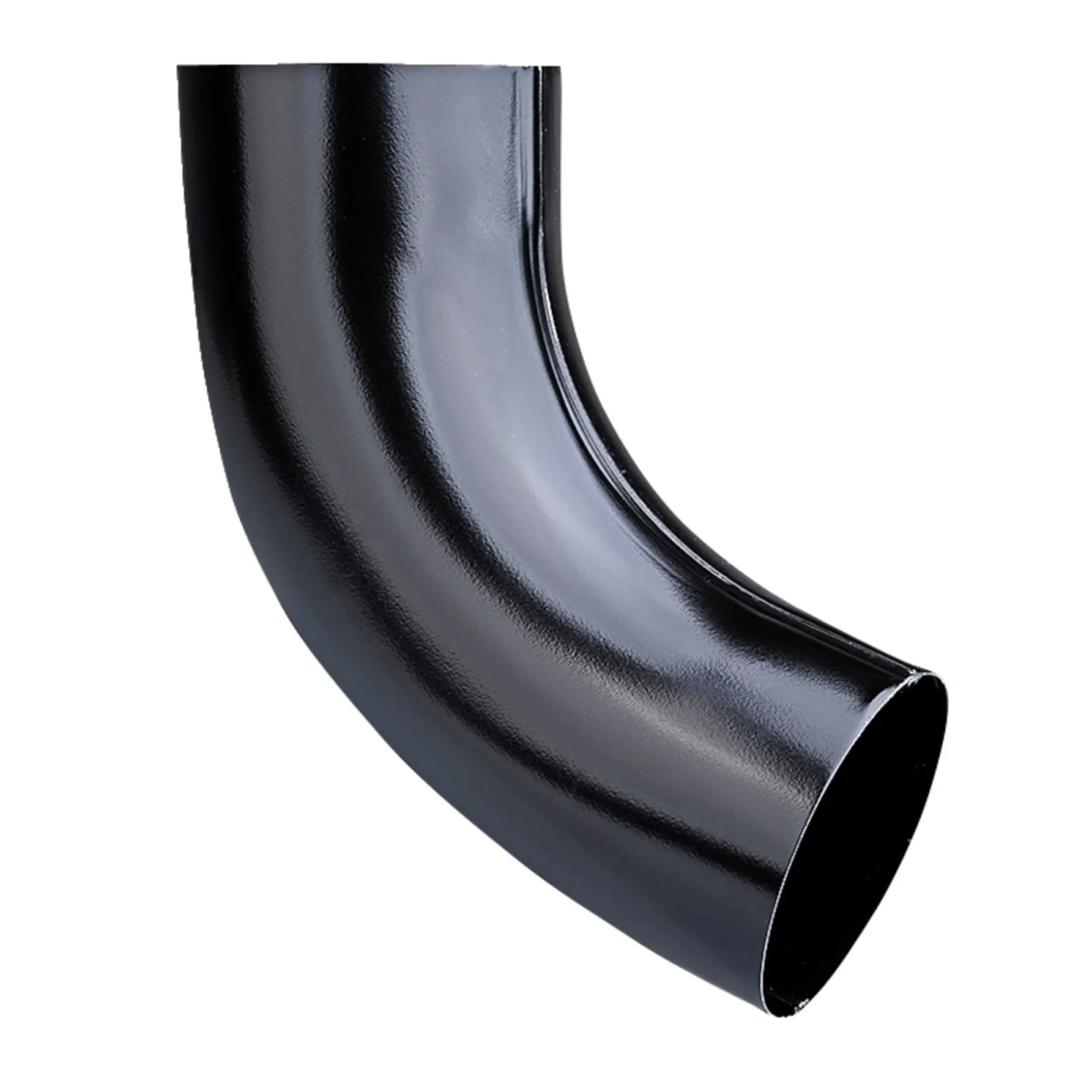 PLASTMO SORT 90 MM BØJNING