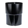 PLASTMO SORT 90 MM RØRSAMLEMUFFE