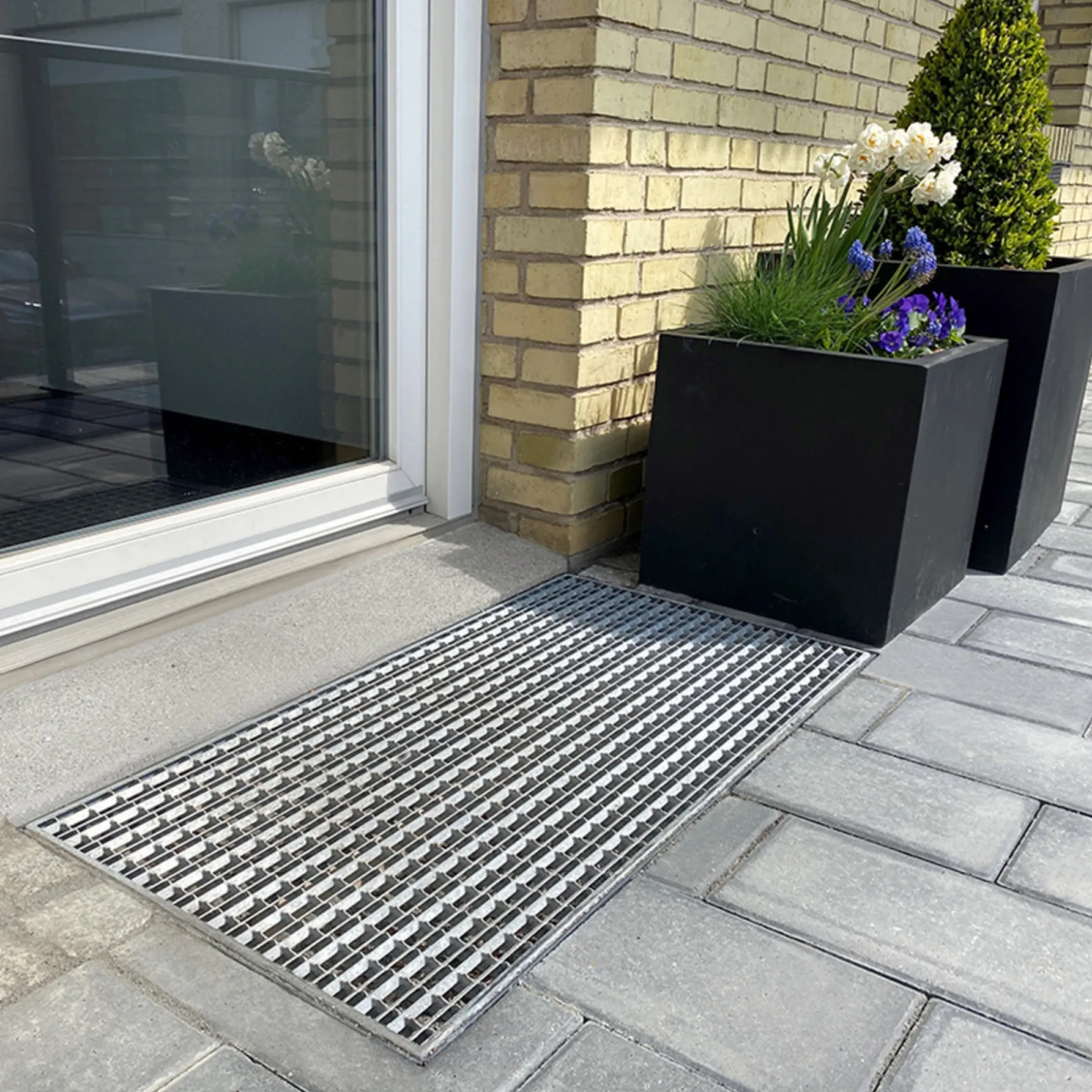PLASTMO VARIO V-DESIGN 75X50 CM RIST 75X50 CM GALVANISERET STÅL