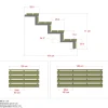 PLUS 4 TRIN TERRASSETRAPPE 1800 X 710 MM