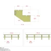 PLUS 2 TRIN TERRASSETRAPPE 1200 X 370 MM
