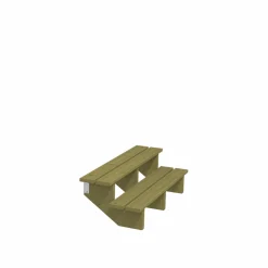 PLUS 2 TRIN TERRASSETRAPPE 1200 X 370 MM
