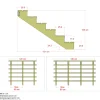 PLUS 6 TRIN TERRASSETRAPPE 1800 X 1050 MM