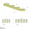 PLUS 4 TRIN TERRASSETRAPPE 1200 X 550 MM