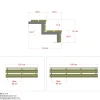 PLUS 2 TRIN TERRASSETRAPPE 1200 X 370 MM