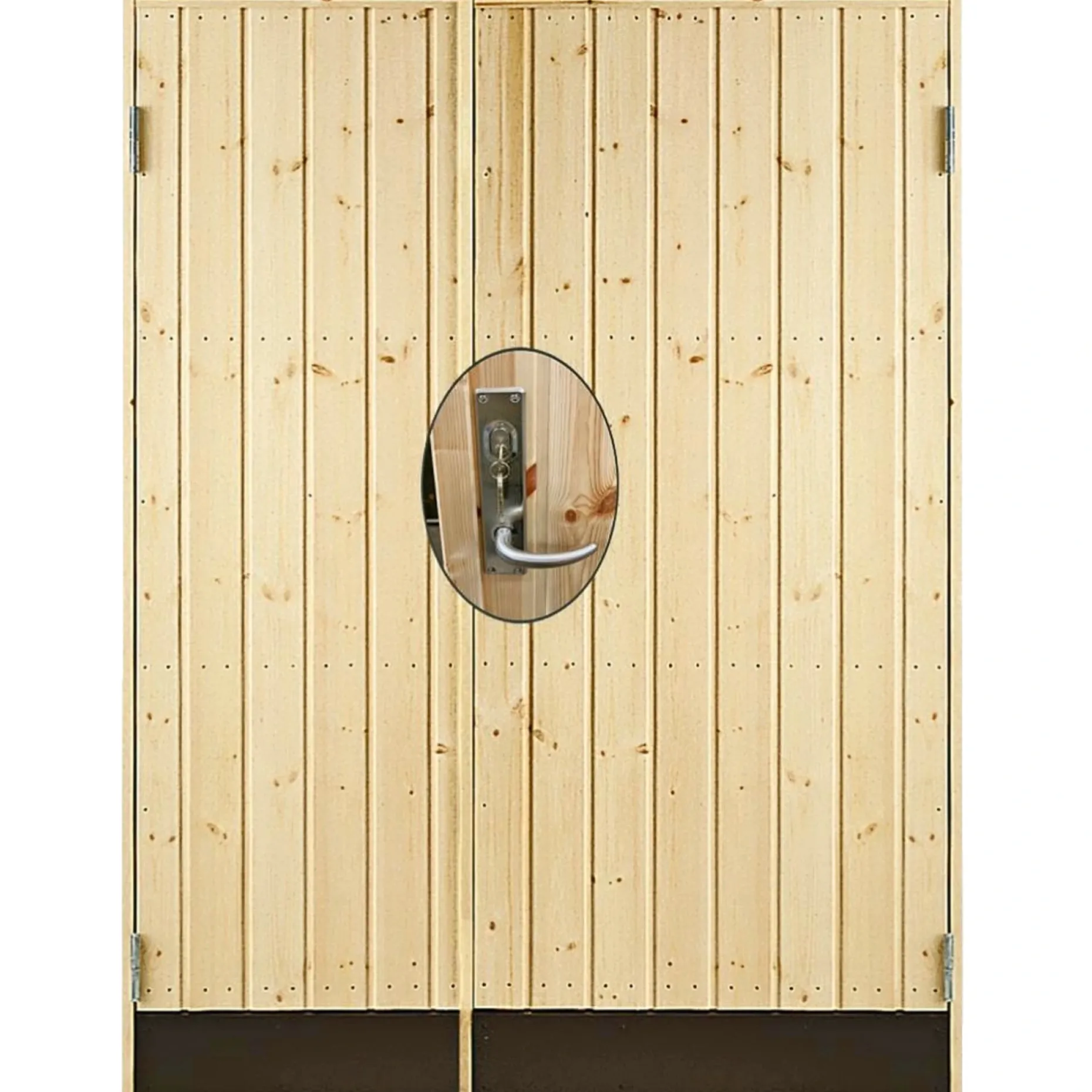 PLUS DOBBELT UDHUSDØR 55 X 1278 X 1978 MM HØJRE
