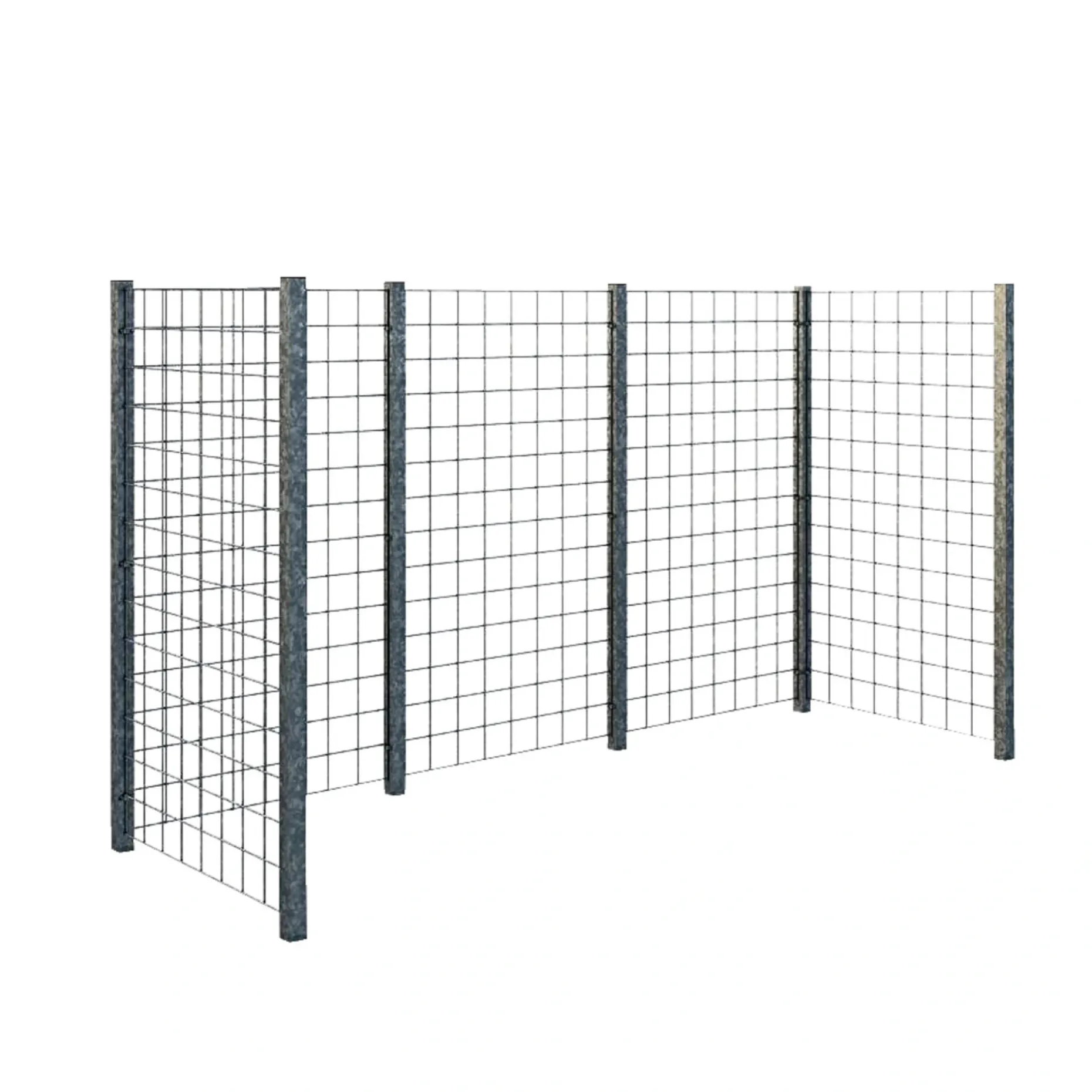 PLUS ESPALIER 3 SPANDE RENOVATIONSSKJUL VARMGALVANISERET STÅL