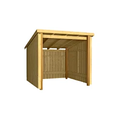 PLUS NORDIC 1 MODUL ÅBEN STANDARD CYKELSKUR 5 M²