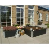 PLUS PIPE BLOMSTERKASSE SORT 36 X 80 X 80 CM