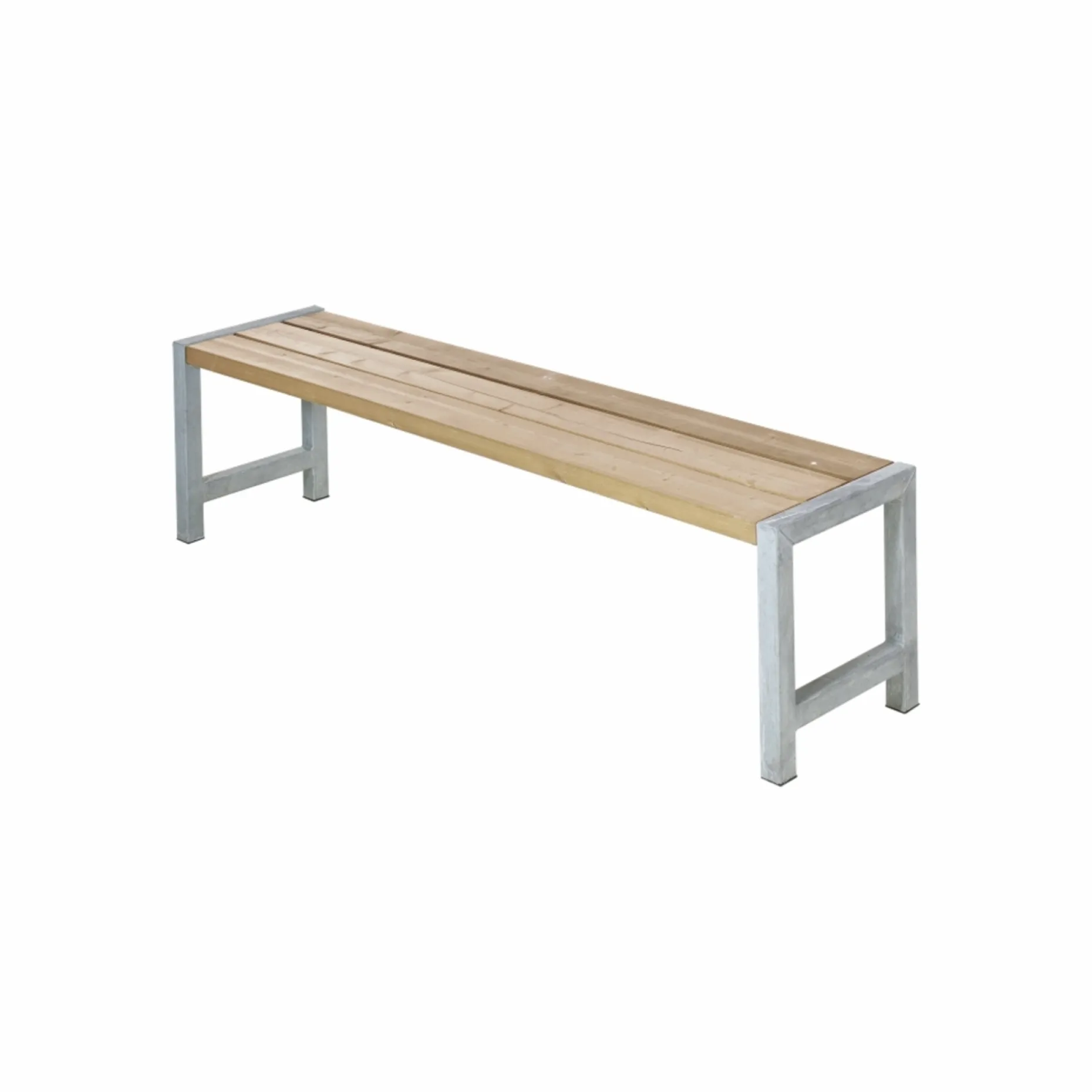 PLUS PLANKEBÆNK GYLDENBRUN 176 CM