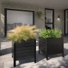 PLUS PLANTEKASSE SORT 46.50 X 46 X 43 CM