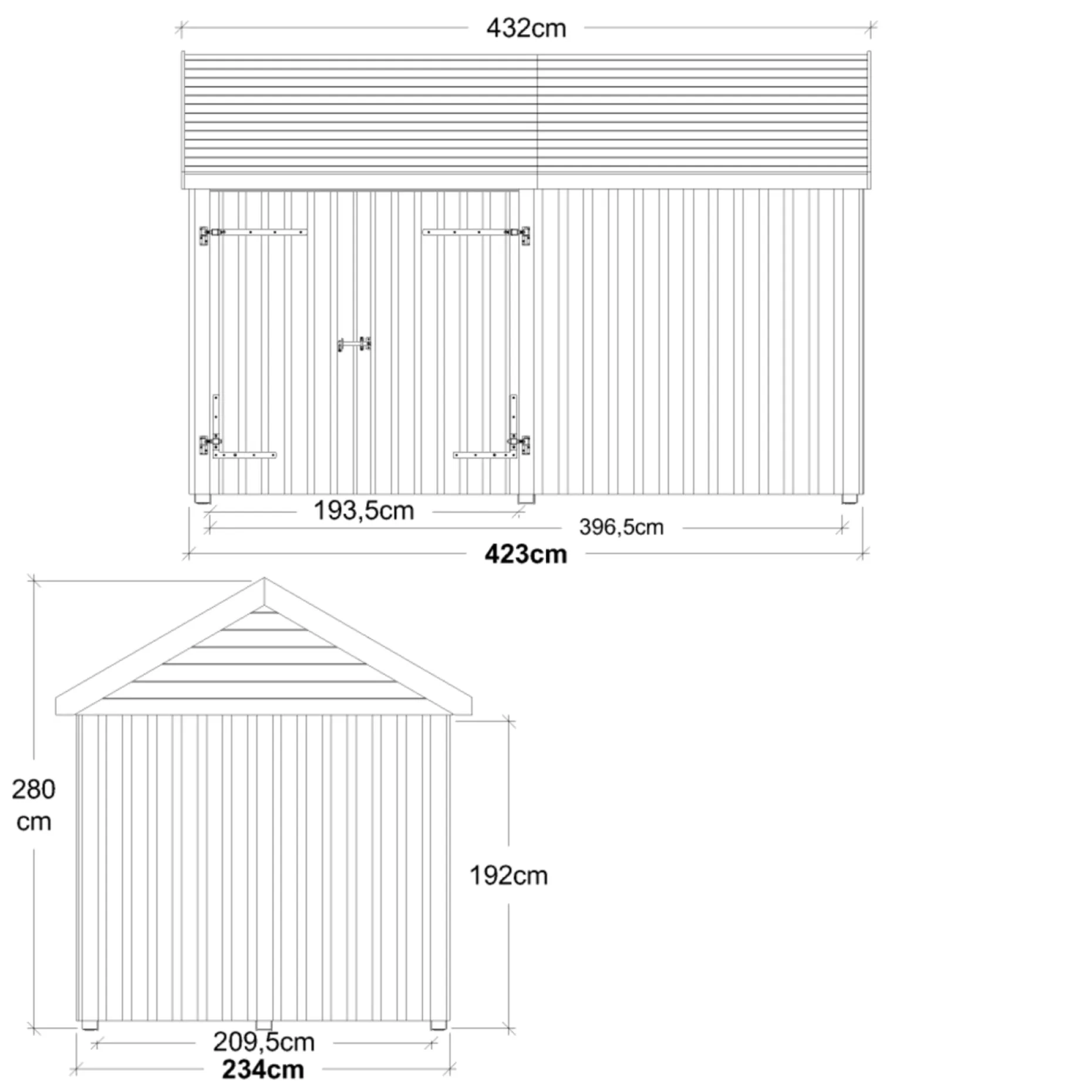 PLUS STANDARD HAVEHUS 10 M²