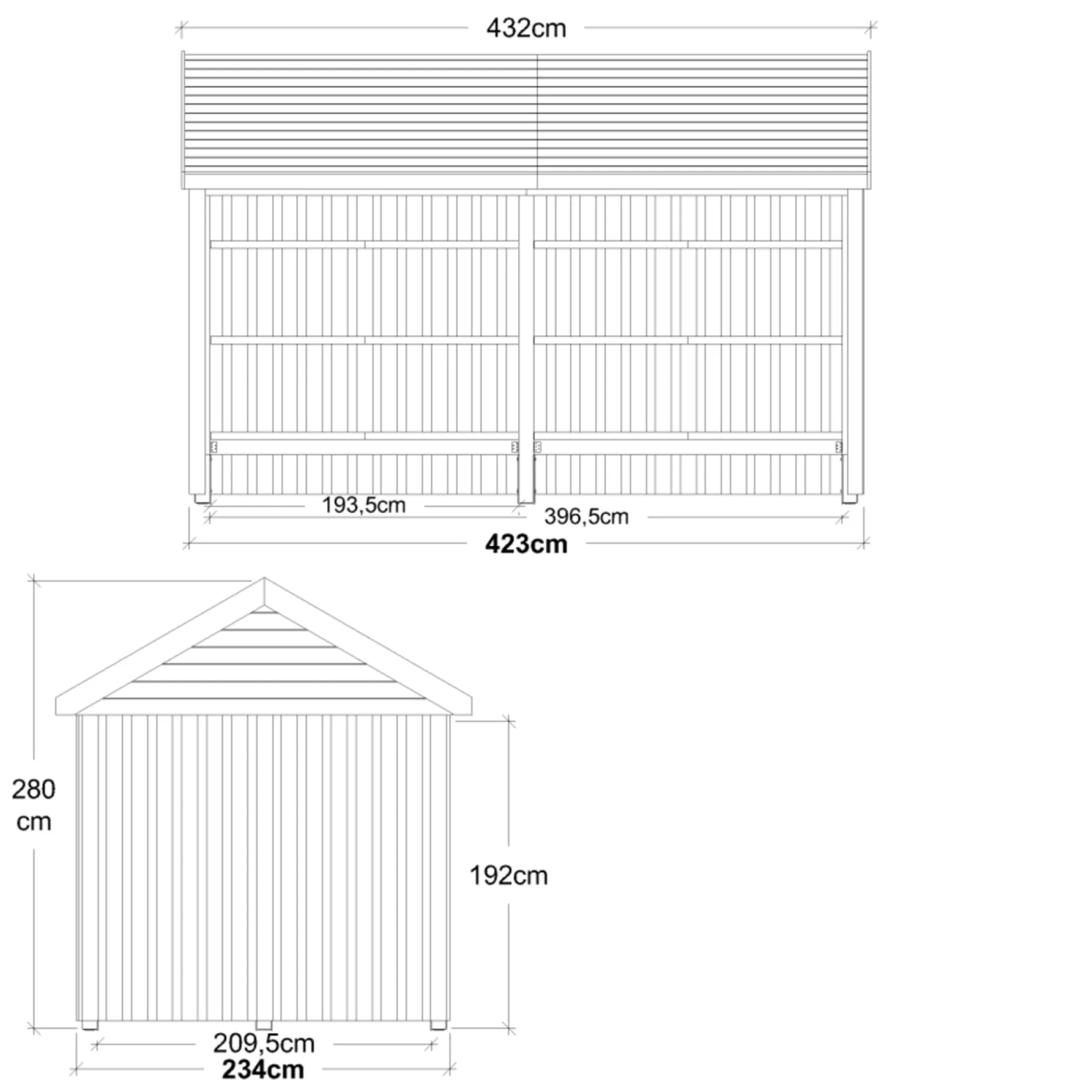 PLUS STANDARD HAVEHUS 10 M²