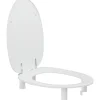 PRESSALIT DANIA 100 MM. FORHØJET R34000 TOILETSÆDE HVID