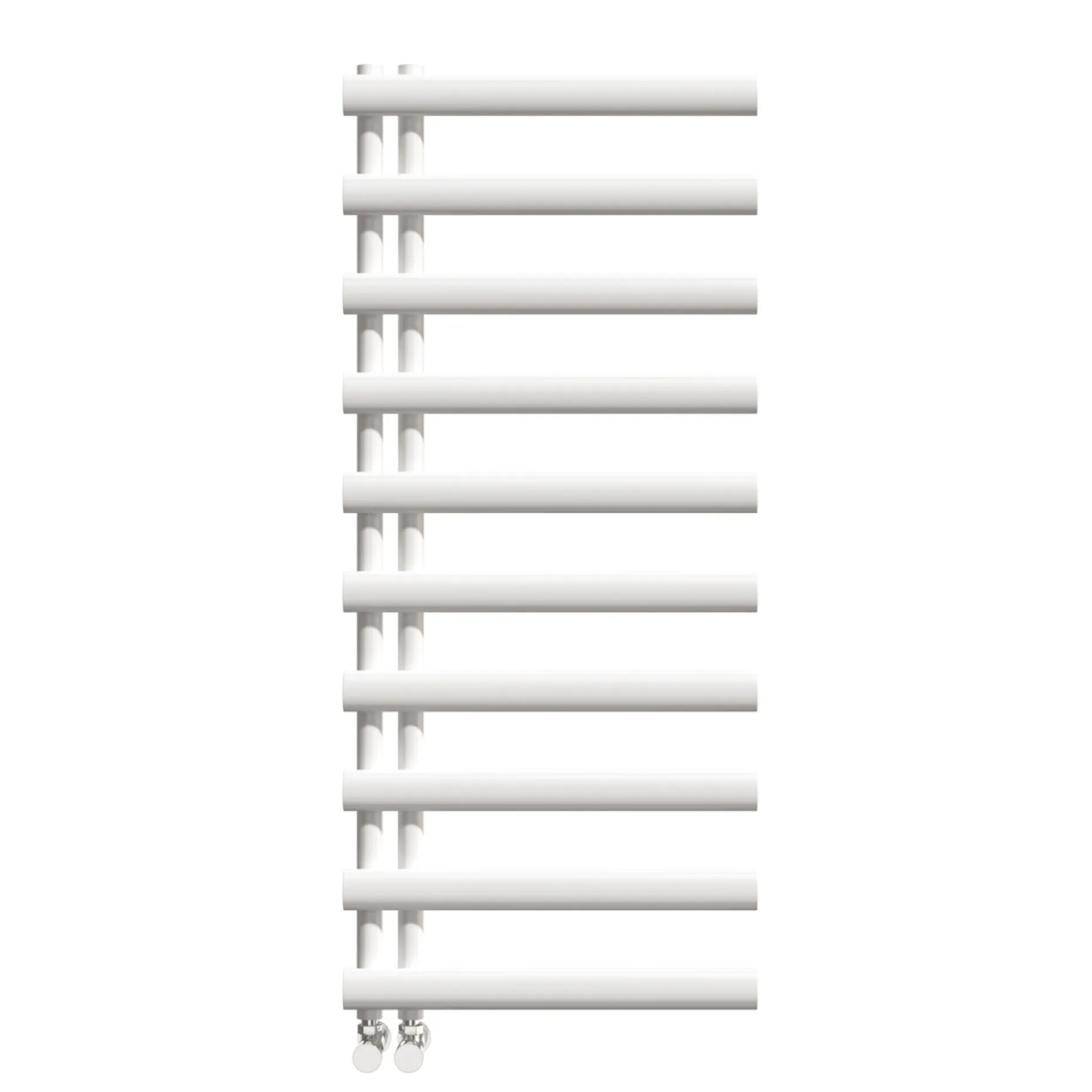 PRESTIGE KOBE KOBE HÅNDKLÆDETØRRER, CENTRAL- OG FJERNVARME HVID 500X1160MM