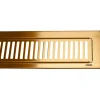 PURUS 800 MM RIB, MESSING AFLØBSRIST 92.50 X 800 MM