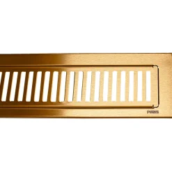 PURUS 800 MM RIB, MESSING AFLØBSRIST 92.50 X 800 MM