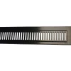 PURUS 800 MM RIB, SORT AFLØBSRIST 92.50 X 800 MM