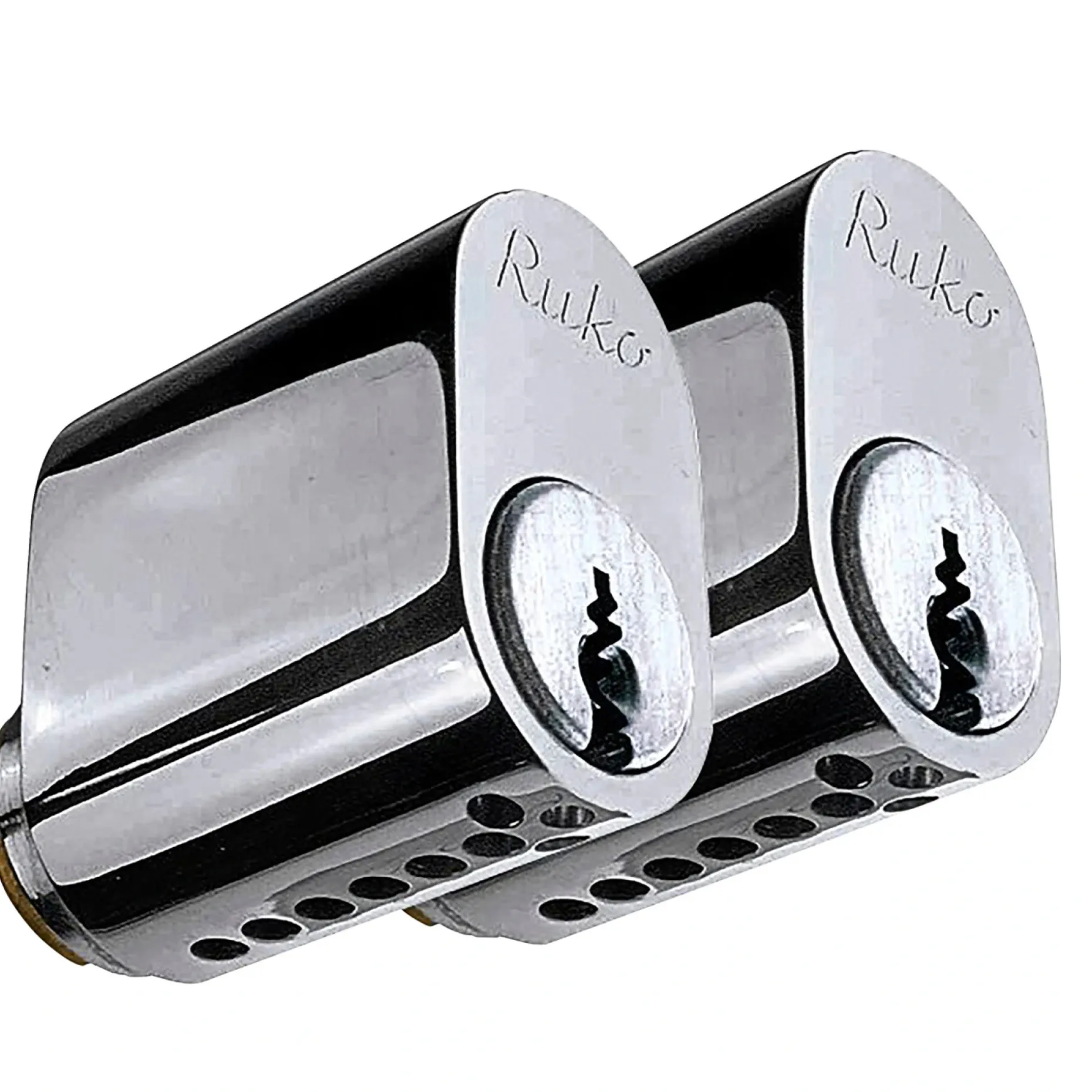RUKO SERIE 1200 RD1660 RFL LÅSESÆT CYLINDERLÅS GRÅ 1 SÆT