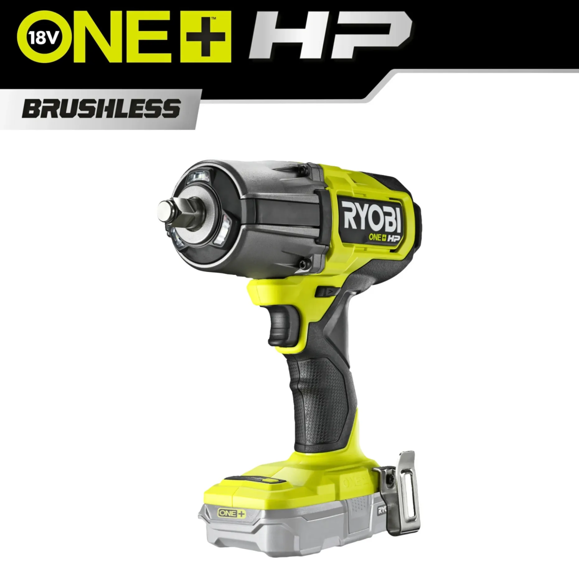 RYOBI ONE+ HP RIW18X-0 SLAGNØGLE AKKU UDEN BATTERI OG LADER