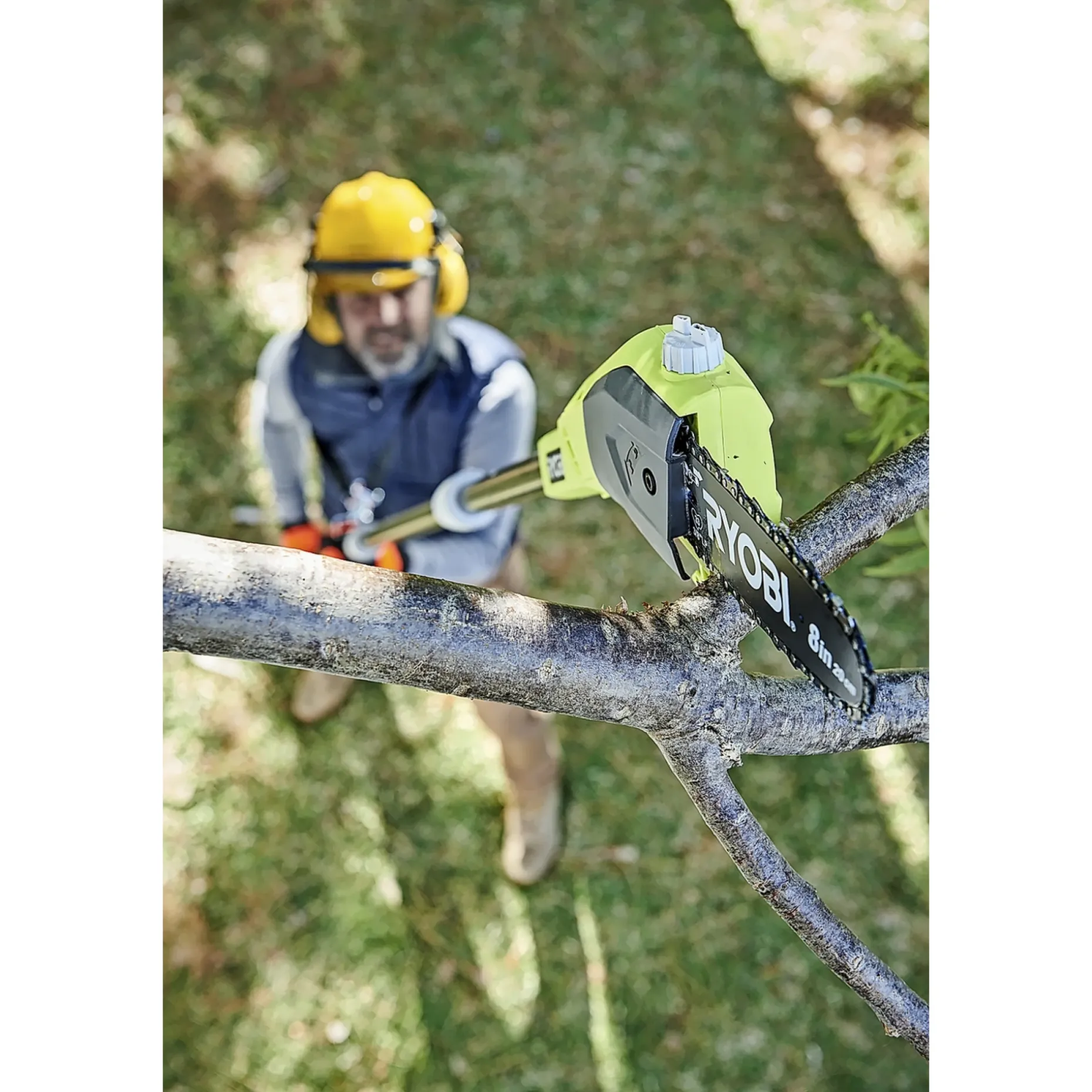 RYOBI ONE+ OPP1820 GRENSAV GRENSAV AKKU 20 CM UDEN BATTERI OG LADER