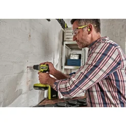 RYOBI RPD18C1-1C20G SLAGBOREMASKINE AKKU MED BATTERI OG LADER