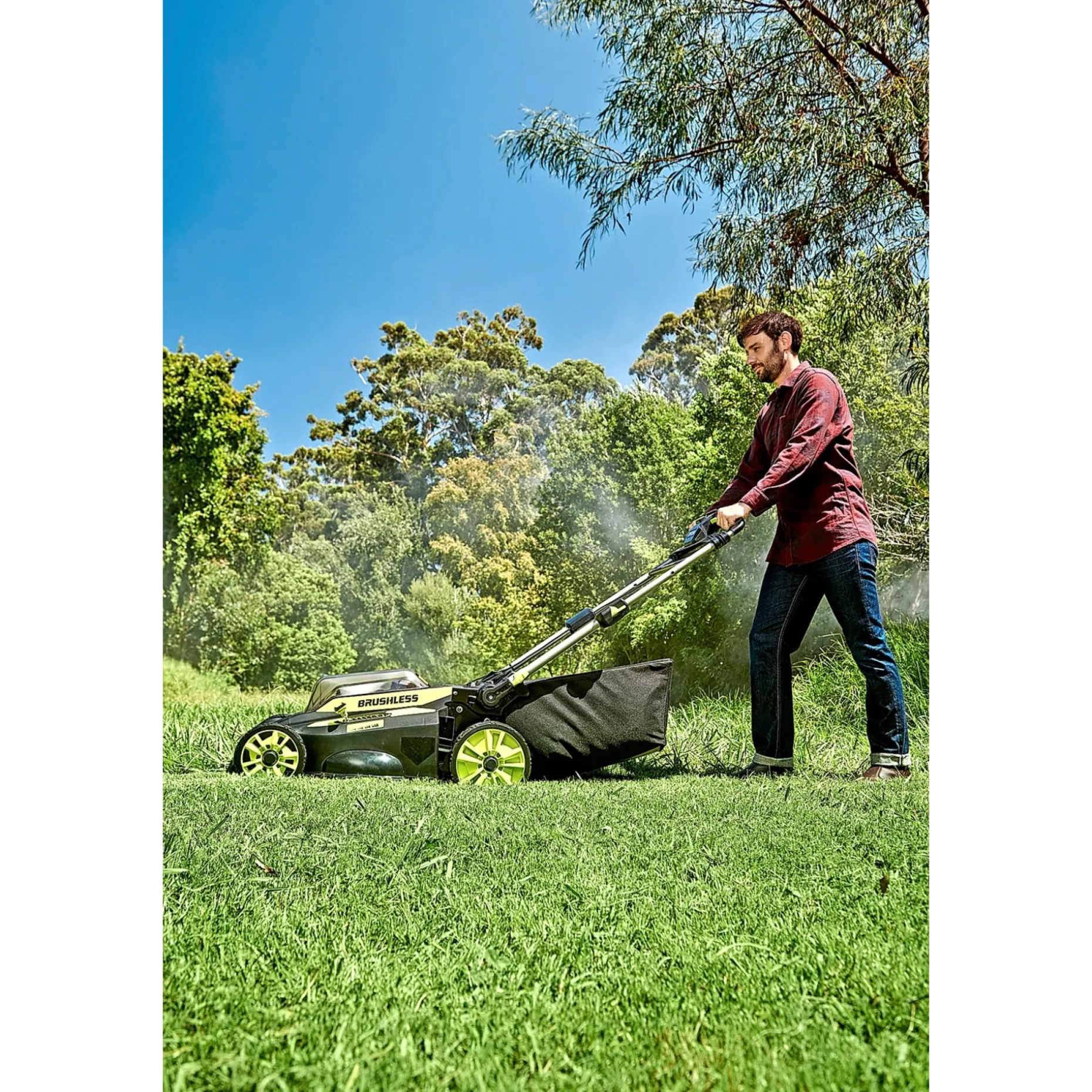 RYOBI RY36LMX51A160 PLÆNEKLIPPER AKKU 36V MED BATTERI OG LADER