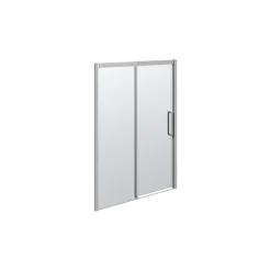 SCANBAD CLASSIC SKYDEDØR KROM/KLAR 140 X 200 X 10 CM