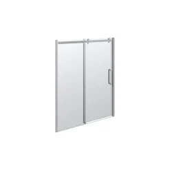 SCANBAD DELUXE SKYDEDØR KROM/KLAR 160 X 200 X 10 CM
