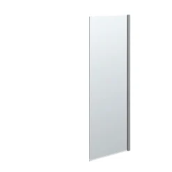 SCANBAD FLEXI MAT ALU PROFIL, 1 STK. FAST BRUSEVÆG KLAR GLAS 69 CM