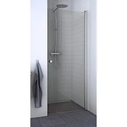 SCANBAD FLEXI MAT ALU PROFIL, 1 STK. BRUSEDØR KLAR GLAS 89 CM