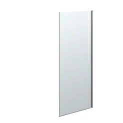 SCANBAD FLEXI MAT ALU PROFIL, 1 STK. FAST BRUSEVÆG KLAR GLAS 79 CM