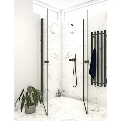 SCANBAD FLEXI SORT PROFIL, 1 STK. BRUSEDØR KLAR GLAS 79 CM