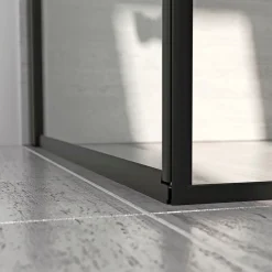 SCANBAD FLEXI SORT PROFIL, 1 STK. BRUSEDØR 74 CM KLART GLAS