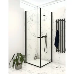 SCANBAD FLEXI SORT PROFIL, 1 STK. BRUSEDØR KLAR GLAS 69 CM