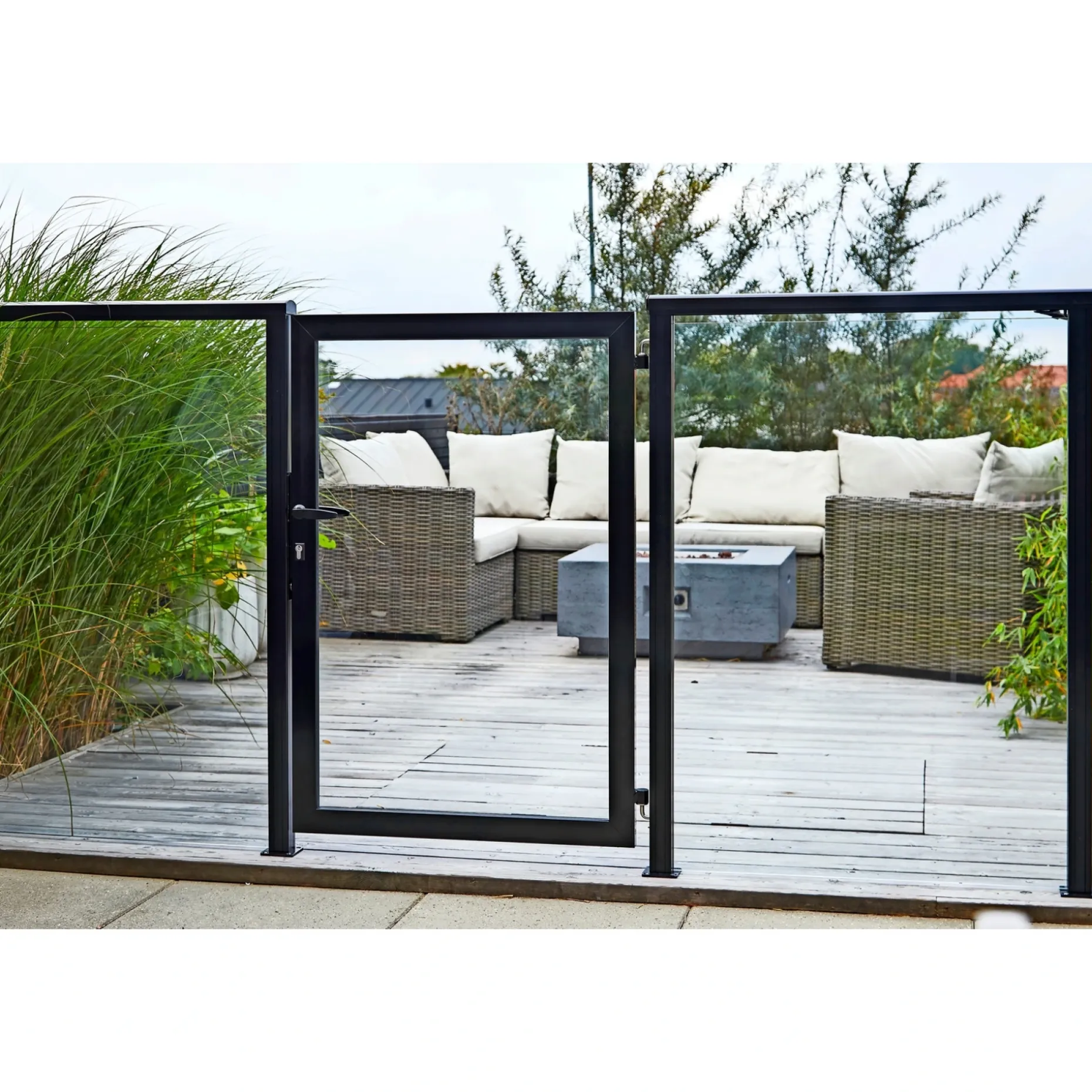 SKAGEN SYSTEMHEGN LÅGE KLAR GLAS 86 X 90 X 0.60 X 0.40 CM