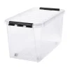 SMARTSTORE CLASSIC 70 OPBEVARINGSKASSE M LÅG OG HJUL TRANSPARENT 70 L