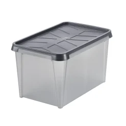 SMARTSTORE DRY 45 OPBEVARINGSKASSE M. LÅG GRÅ 50 L